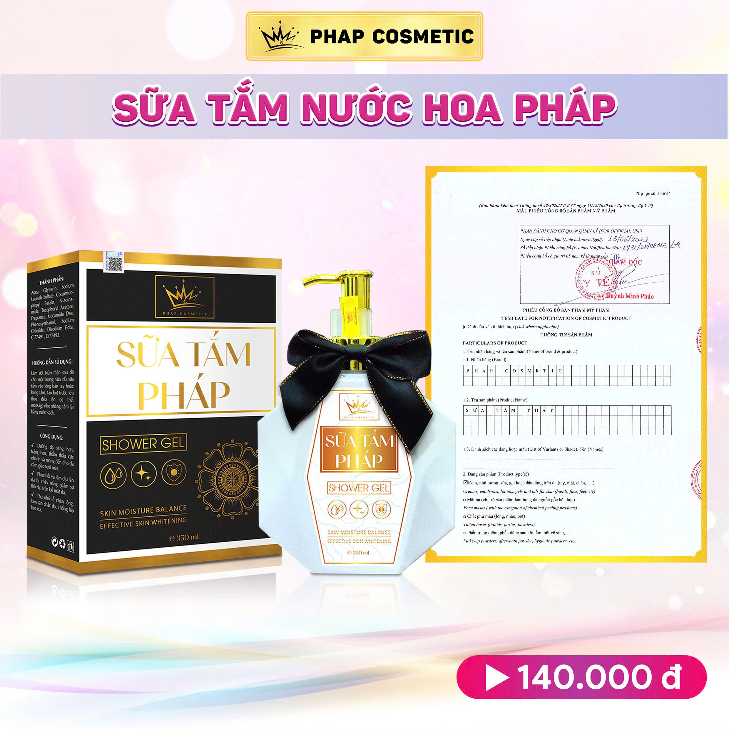 Sữa Tắm Nước Hoa Pháp Sữa Tắm Nước Hoa Pháp